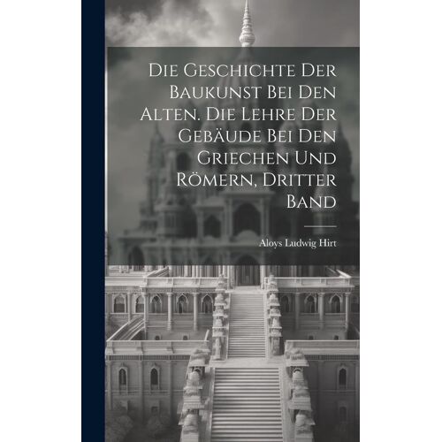 Die Geschichte Der Baukunst Bei Den Alten. Die Lehre Der Gebäude Bei Den Griechen Und Römern, Dritter Band
