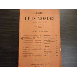 Revue Des Deux Mondes Tome 67 Du 15 Février 1942