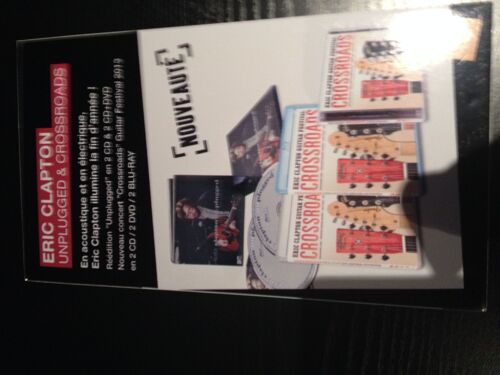 Eric Clapton Unplugged And Crossroads Plv Promo Fnac 12cm*25cm