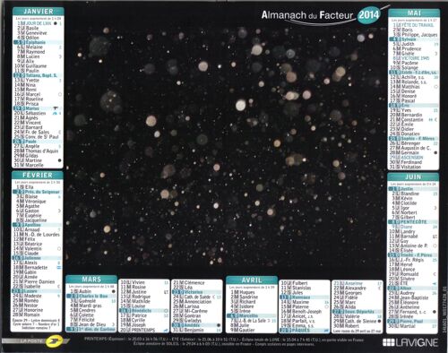Almanach Du Facteur 2014 - Les Orbes / Orbs