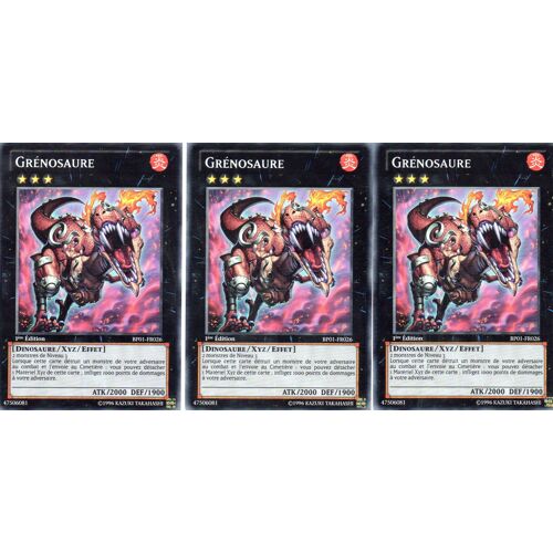 Grenosaure  X3  -  Bp01-Fr026  -  1ere Edition