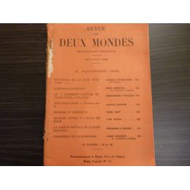 Revue Des Deux Mondes Tome 72 Du 15 Novembre 1942