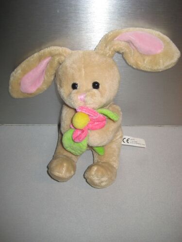 Doudou Peluche Lapin Et Sa Fleur Maxita 21 Cm