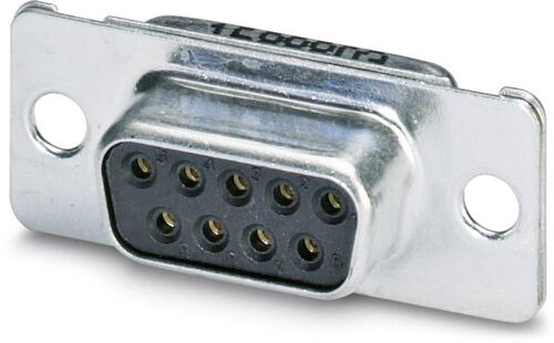 SUB-D femelle 9 pôles Phoenix Contact 1688803 180 ° fût à souder 10 pc(s)