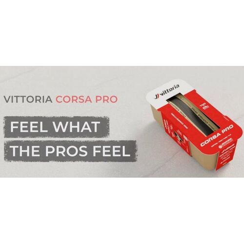 Pneu 28`` Vittoria Corsa PRO TLR 700x28c / 28-622 pour jante.
