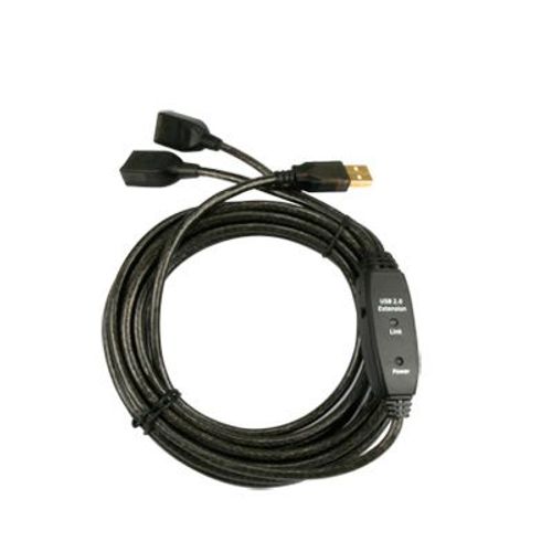 Câble prolongateur USB v2 mâle vers 2 x USB v2 femelle 5 mètres