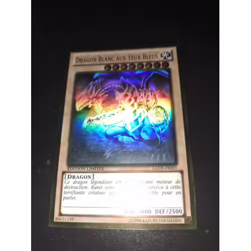 Carte Yu-Gi-Oh! Dragon Blanc Aux Yeux Bleus Gld5-Fr001 Ghost Rare