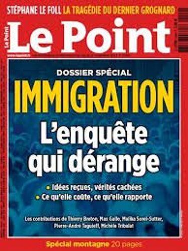 Le Point 2149  Dossier Spécial - Immigration, L'enquête Qui Dérange