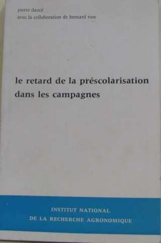 Le Retard De La Préscolarisation Dans Les Campagnes