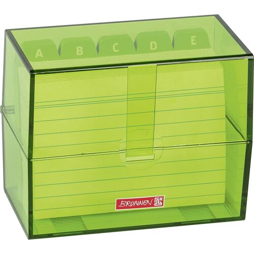 Brunnen 102057052 Boîte De Rangement En Polystyrène Kiwi, Code Colour 12 X 9, 5 X 6, 5 Cm