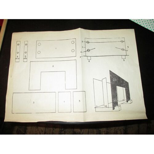Magnetic Play Theatre  Pieces Originales En Bois Toia Albrechtice Czechoslovakia