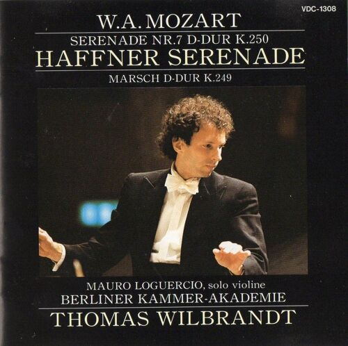 W.A Mozart Haffner Serenade Marsch D-Dur K.249 Serenade K.250 Thomas Wilbrandt (Cd Import Japon)