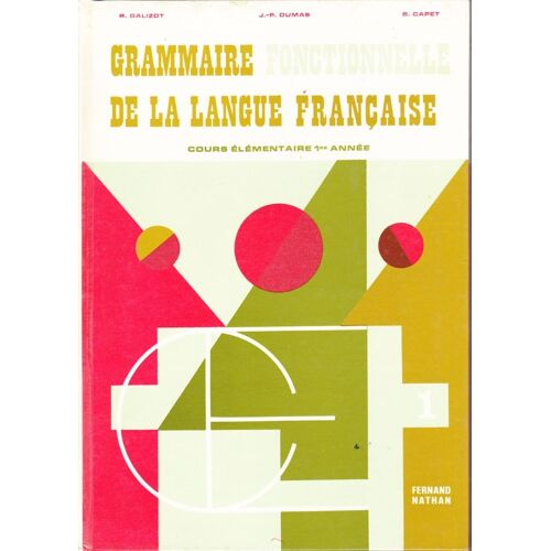Grammaire Fonctionnelle De La Langue Francaise, Ce1