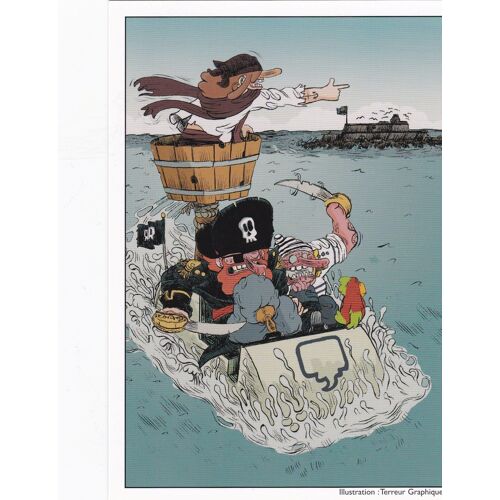 Carte Postale Terreur Graphique Festival Bd Saint-Malo 2013 (Make My Day, Punk!