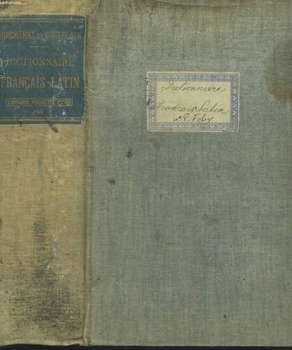 Dictionnaire Latin-Francais