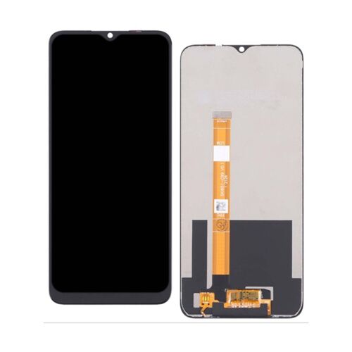 Ecran Lcd + Vitre Tactile Pour Realme C21-Y Rmx3263 Noir Oem + Outils