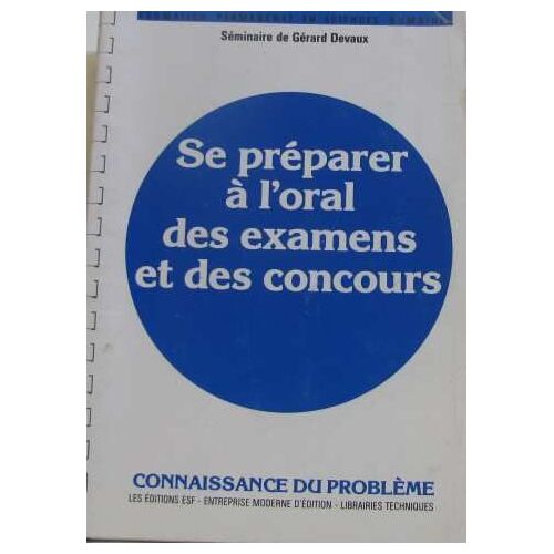 Se Préparer À L'oral Des Examens Et Des Concours
