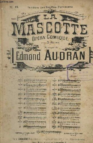 La Mascotte N° 13 - Chant.
