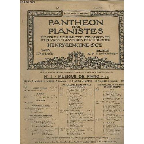La Chasse - Oeuvres Diverses Pour Piano N°368.