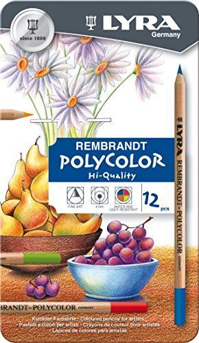 Ecriture - Boîte Métal 12 Crayons Rembrandt Polycolor