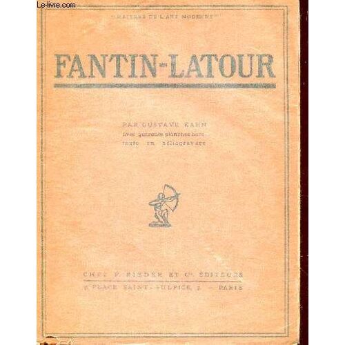 Fantin-Latour  / Collection Maitres De L'art Moderne.