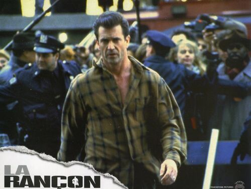 Mel Gibson - La Rançon : Photo D'exploitation Cinématographique - Format 21.5x28.5 Cm - De Ron Howard - 1996