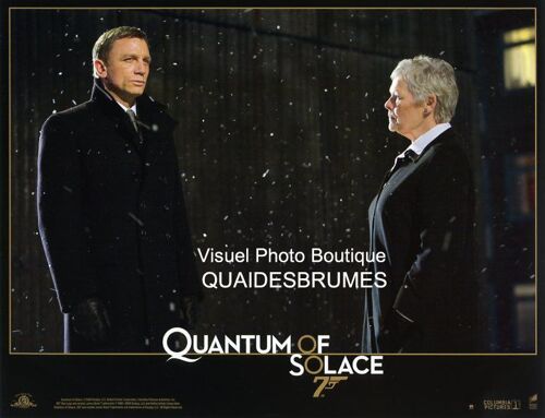 Quantum Of Solace : Photo D'exploitation Cinématographique - Format 21x27.5 Cm - De Marc Forster Avec Daniel Craig, Olga Kurylenko, Mathieu Amalric, Judi Dench, Gemma Arterton - 2008