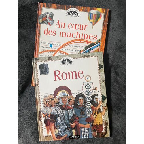 Lot De 2 Livres - Collection « Les Clés De La Connaissance » : Rome - Au Coeur Des Machines.