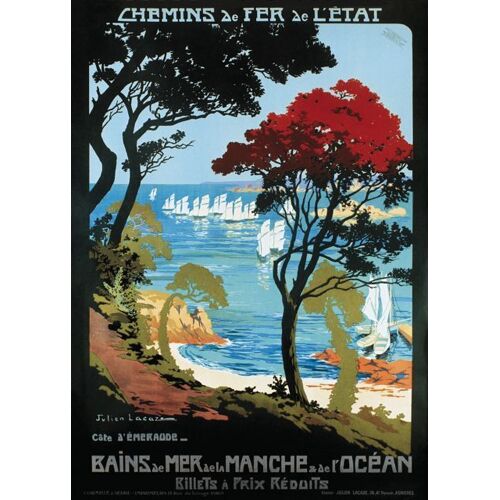 Affiche Manche Cote Émeraude