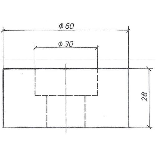 Réduction pour matrice dia. extérieure 60 mm avec dia. intérieure 30 mm pour raccord matrices avec dia. ext. 30 mm Mubea MBMR2 MBMR2