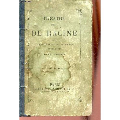 Théatre Choisi De Racine.