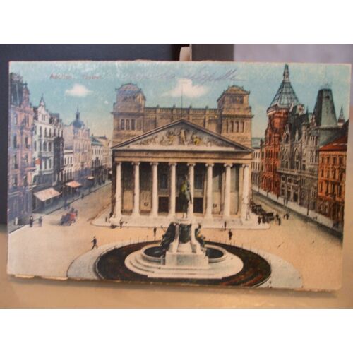 Aachen Aix La Chapelle  Le Théâtre Carte Postale 1919