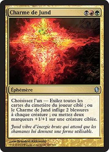 Magic Mtg - Commander 2013 - Charme De Jund - Jund Charm - U