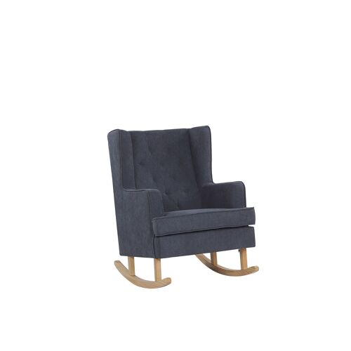 Fauteuil à bascule Gris foncé TRONDHEIM