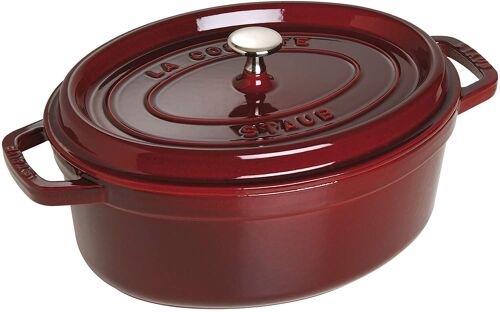 Staub 40509-364 Cocotte En Fonte Ovale 29 Cm 4,25 L Grenadine