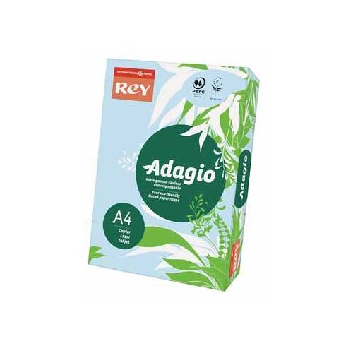 Rey Papier Couleur Adagio A4 Bleu Clair 1 Unité(S)