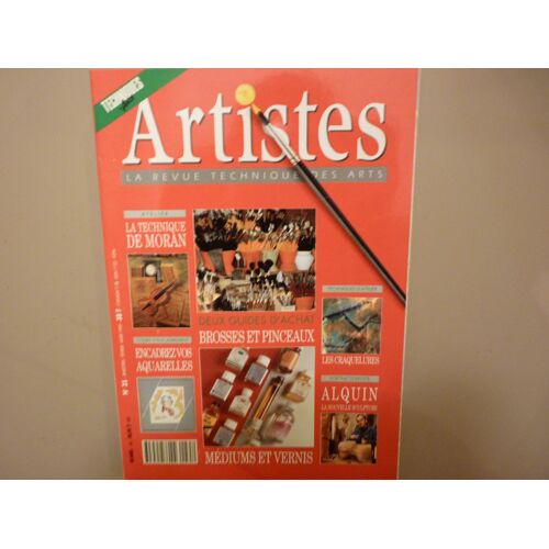 Artistes La Revue Technique Des Arts N°35