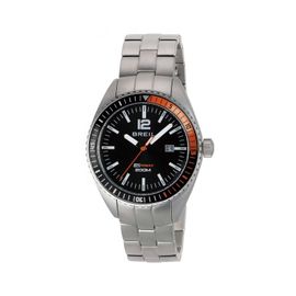 Orologio Breil Midway Uomo Nero / Orange - 42 Mm