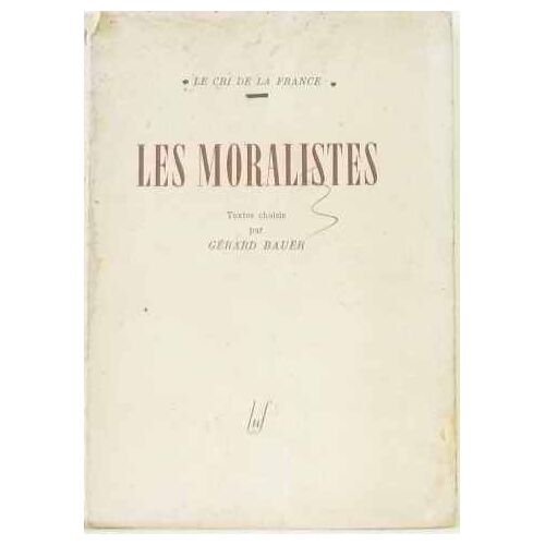 Les Moralistes