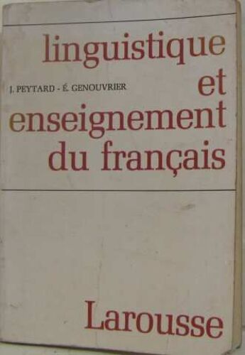 Linguistique Et Enseignement Du Français