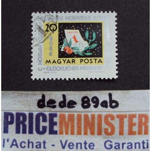 Hongrie..  20 Magyar Posta . Jour De L' An . Oblitéré.