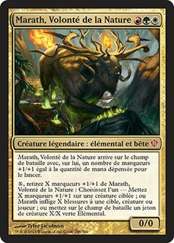 Magic Mtg - Commander 2013 - Marath, Volonté De La Nature - Marath, Will Of The Wild - M
