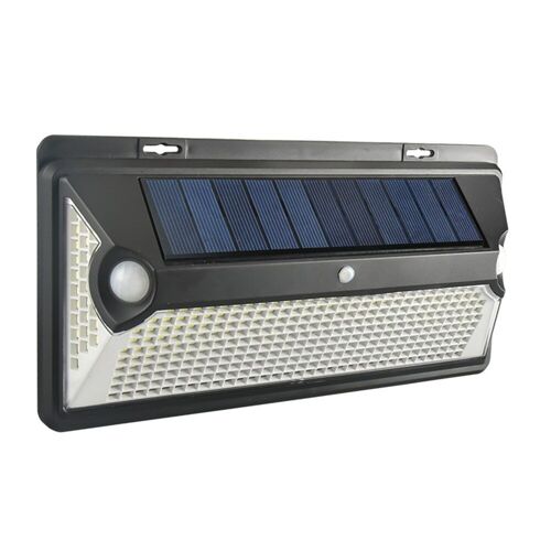 Applique Murale Solaire À 360/720 Led Avec Détecteur De Mouvement Pir, Imperméable, Éclairage D'extérieur, Sécurité Nocturne, Idéal Pour Un Jardin Ou Une Rue