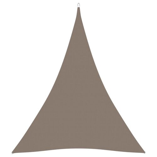 Vidaxl Voile De Parasol Tissu Oxford Triangulaire 5x7x7 M Taupe