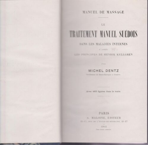 Le Traitement Manuel Suédois Dans Les Maladies Internes (Manuel De Massage)