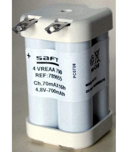 Batterie 4.8V 700mAh NiCd 4 VRE AA 700 Flasque 789055