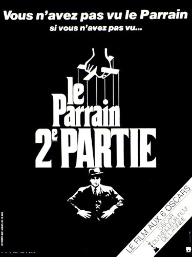 Le Parrain 2ème Partie ( The Godfather Part Ii 2 ) - Affiche Originale De Cinéma - Format 40x60 Cm -Un Film De Francis Ford Coppola Avec Robert Duvall, Robert De Niro, Al Pacino, Diane Keatone - 1974