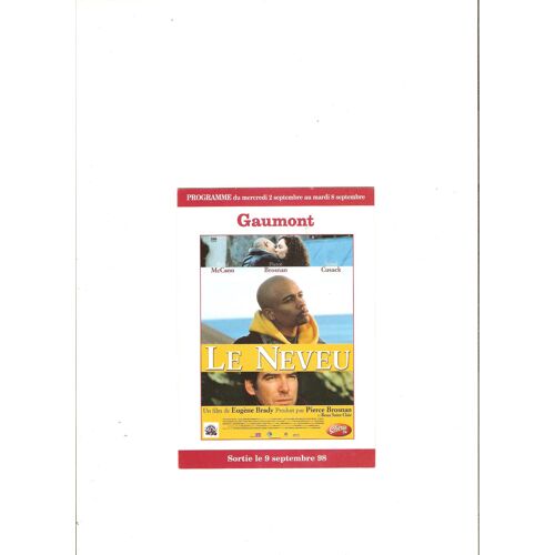 Programme Cinema Gaumont Affiche Film Le Neveu