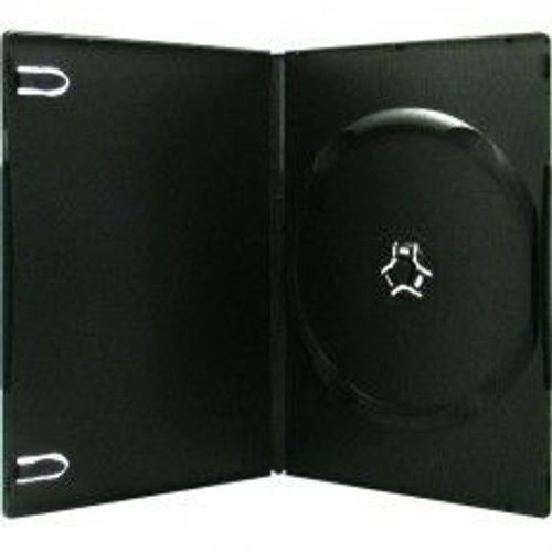 Boîtier DVD (14 mm, noir) pour un CD/DVD, 100 pièces