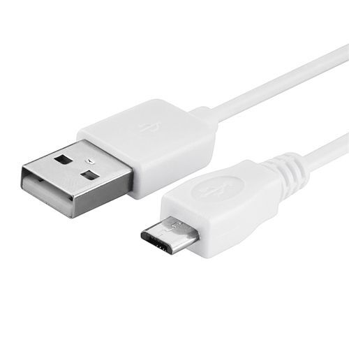 INSTEN® 3m Câble Micro USB BLANC pour SAMSUNG GALAXY S S2 S3 S4 Note 2 3 HTC BLACKBERRY NOKIA LG